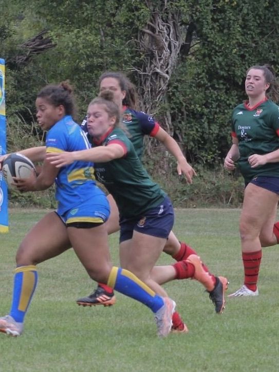 Mimi Paton playing rugby union